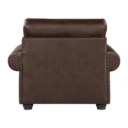 Homelegance  - Franklin Chair in Dark Brown - 9260DB-1  view 4