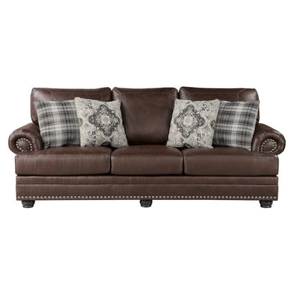 Homelegance  - Franklin Sofa in Dark Brown - 9260DB-3  view 1