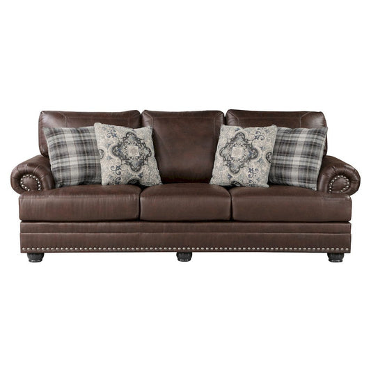 Homelegance  - Franklin Sofa in Dark Brown - 9260DB-3  view 1