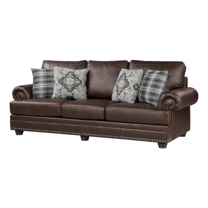 Homelegance  - Franklin Sofa in Dark Brown - 9260DB-3  view 2