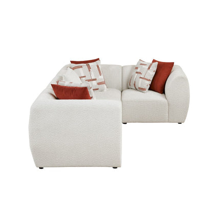 Homelegance  - Franz 4-Piece Modular Sectional in Beige - 9669CNx3CR1AC  view 7