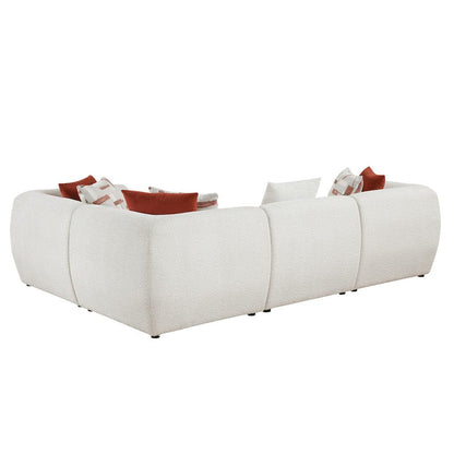 Homelegance  - Franz 4-Piece Modular Sectional in Beige - 9669CNx3CR1AC  view 9