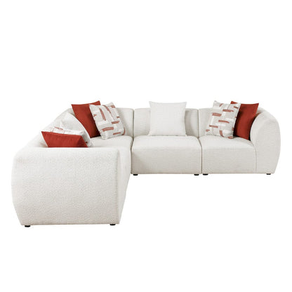 Homelegance  - Franz 5-Piece Modular Sectional in Beige - 9669CNx3CR2AC  view 1