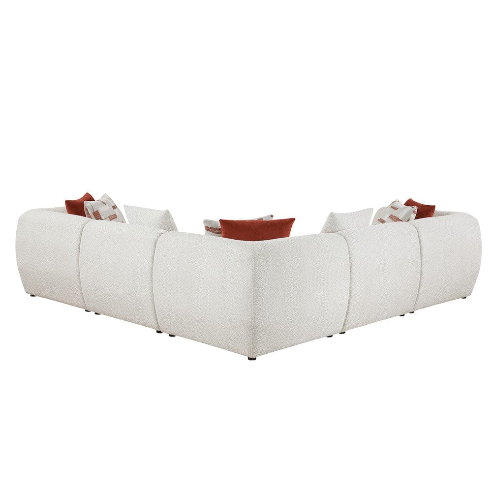Homelegance  - Franz 5-Piece Modular Sectional in Beige - 9669CNx3CR2AC  view 2