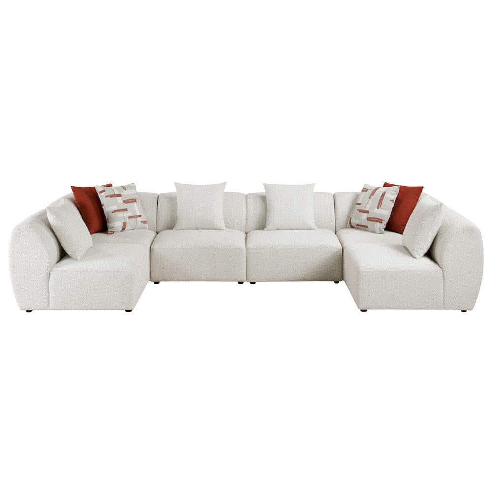 Homelegance  - Franz 6-Piece Modular Sectional in Beige - 9669CNx62CR4AC  view 1