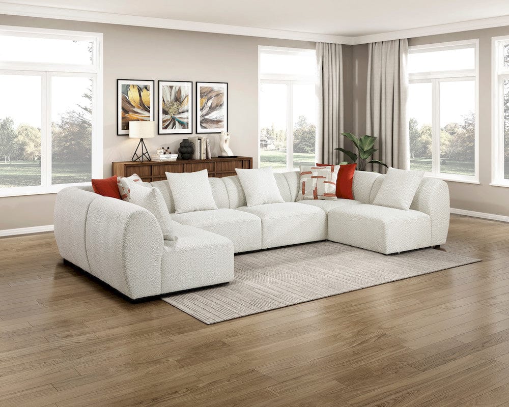 Homelegance  - Franz 6-Piece Modular Sectional in Beige - 9669CNx62CR4AC  view 5