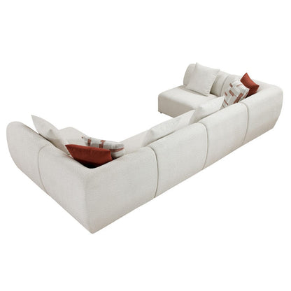 Homelegance  - Franz 6-Piece Modular Sectional in Beige - 9669CNx62CR4AC  view 9