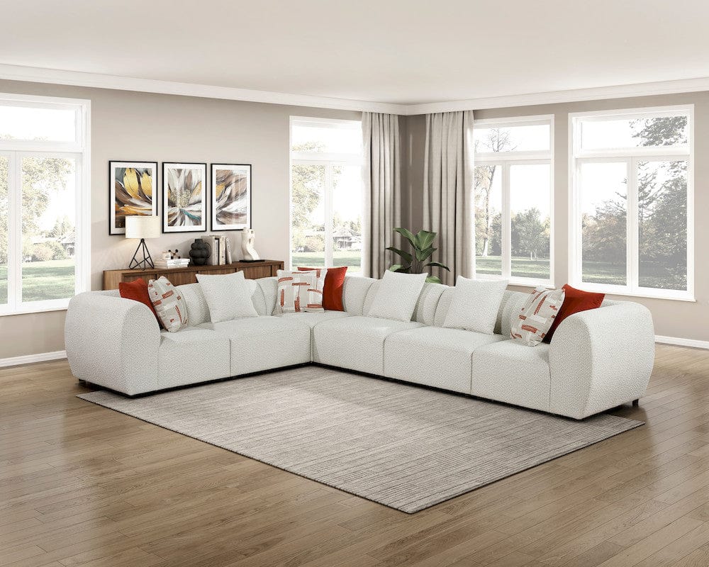 Homelegance  - Franz 6-Piece Modular Sectional in Beige - 9669CNx63CR3AC  view 1