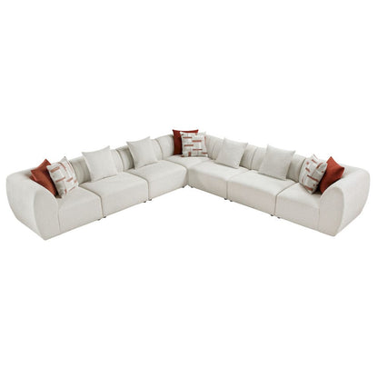 Homelegance  - Franz 7-Piece Modular Sectional in Beige - 9669CNx73CR4AC  view 1