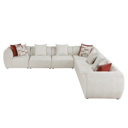 Homelegance  - Franz 7-Piece Modular Sectional in Beige - 9669CNx73CR4AC  view 2