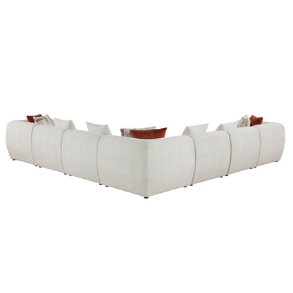 Homelegance  - Franz 7-Piece Modular Sectional in Beige - 9669CNx73CR4AC  view 3