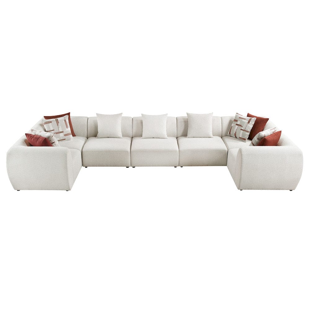 Homelegance  - Franz 7-Piece Modular Sectional in Beige - 9669CNx74CR3AC  view 1