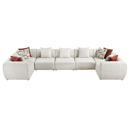Homelegance  - Franz 7-Piece Modular Sectional in Beige - 9669CNx74CR3AC  view 1