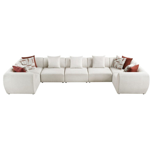 Homelegance  - Franz 7-Piece Modular Sectional in Beige - 9669CNx74CR3AC  view 1