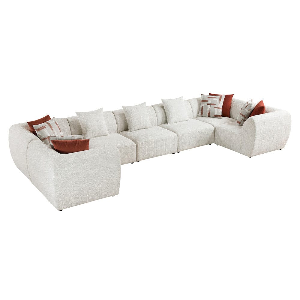 Homelegance  - Franz 7-Piece Modular Sectional in Beige - 9669CNx74CR3AC  view 2