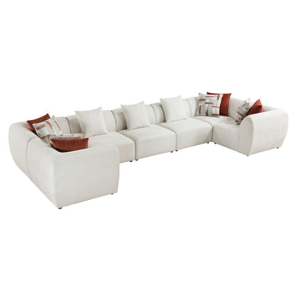 Homelegance  - Franz 7-Piece Modular Sectional in Beige - 9669CNx74CR3AC  view 2