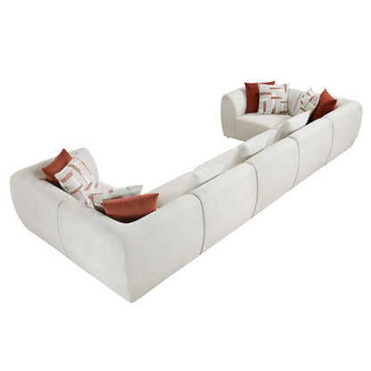 Homelegance  - Franz 7-Piece Modular Sectional in Beige - 9669CNx74CR3AC  view 3