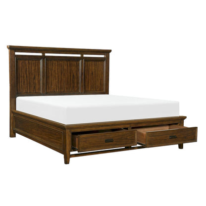 Homelegance  - Frazier Park Queen Platform Bed W/ Footboard Storage - 1649-1x  view 3