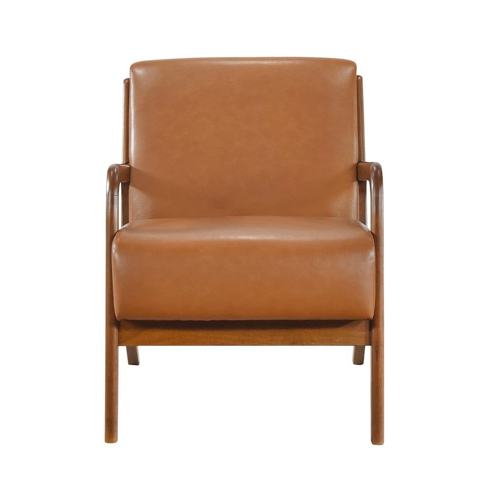 Homelegance  - Gabe Accent Chair in Matt brown - 1247BRW-1  view 8