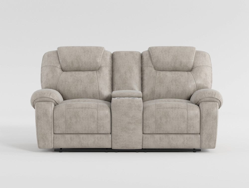 Homelegance  - Gainesville Double Reclining Love Seat W/ Center Console in Chocolate - 8560PM-2  view 9