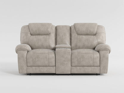 Homelegance  - Gainesville Double Reclining Love Seat W/ Center Console in Chocolate - 8560PM-2  view 9