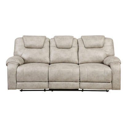 Homelegance  - Gainesville Double Reclining Sofa in Pewter - 8560PT-3  view 1