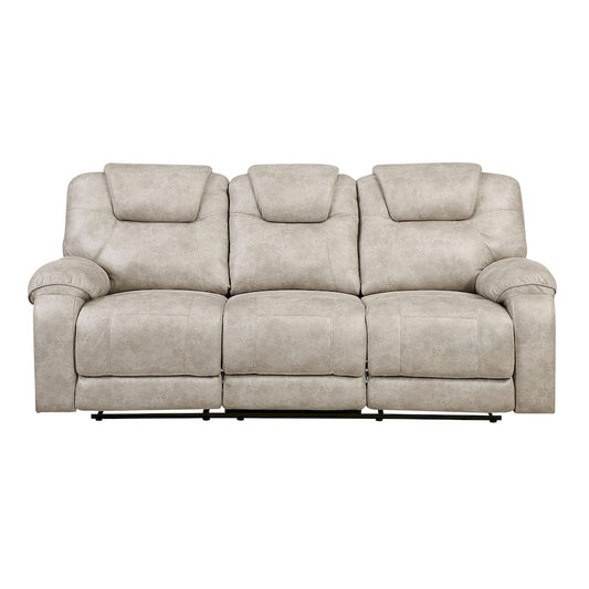 Homelegance  - Gainesville Double Reclining Sofa in Pewter - 8560PT-3  view 1