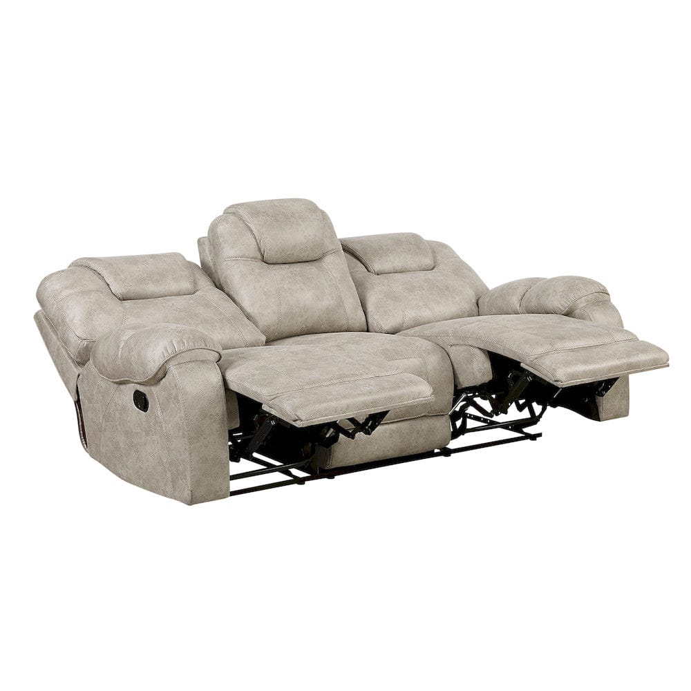 Homelegance  - Gainesville Double Reclining Sofa in Pewter - 8560PT-3  view 6