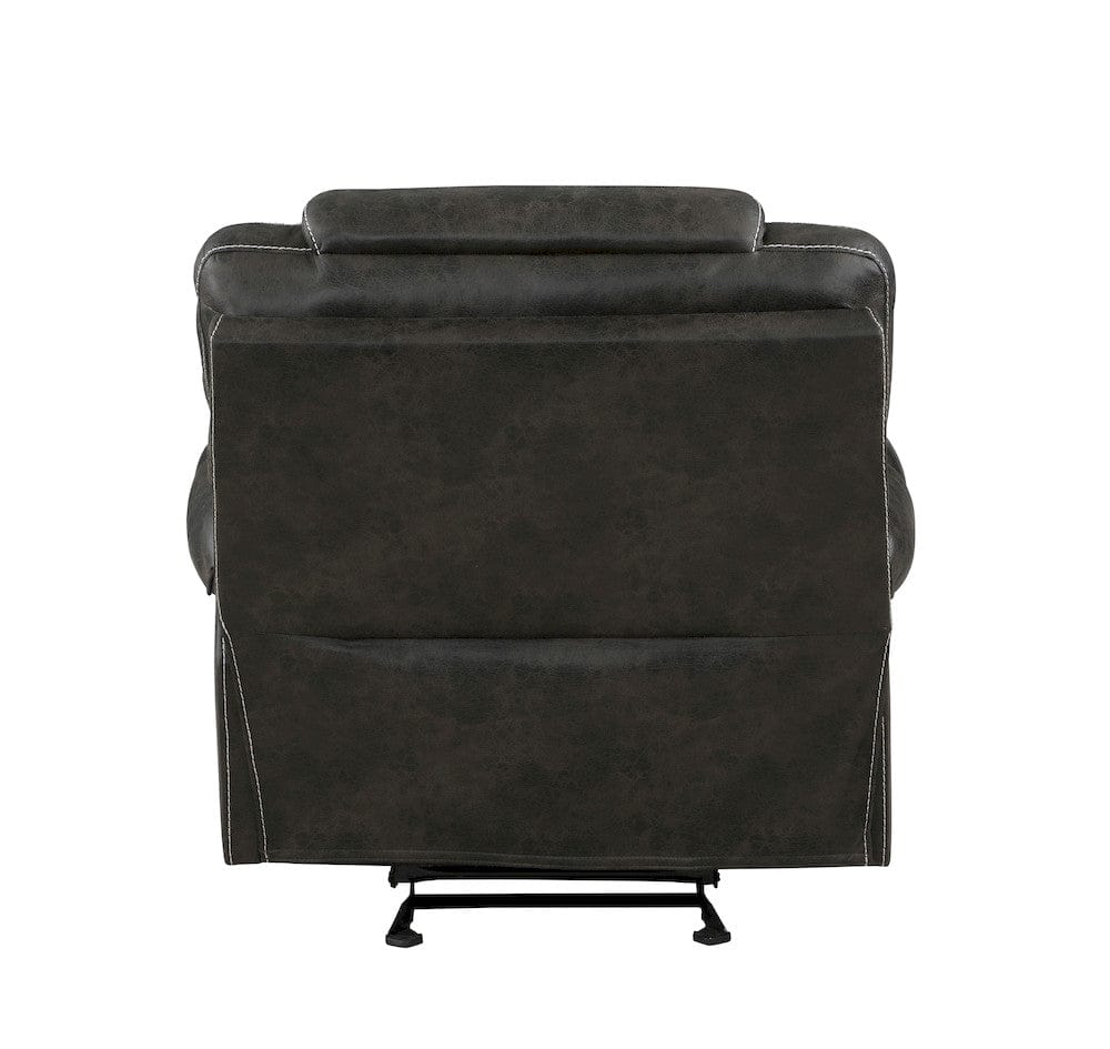 Homelegance  - Gainesville Glider Reclining Chair in Chocolate - 8560PM-1  view 3