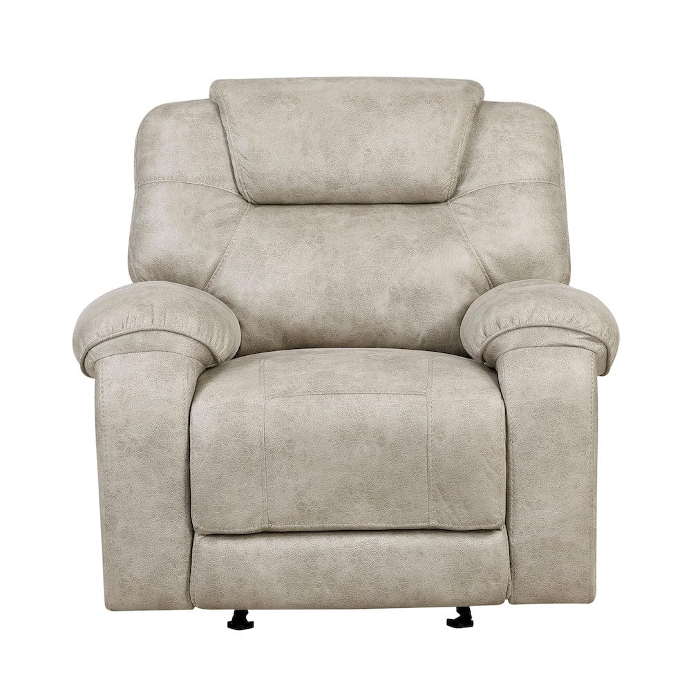 Homelegance  - Gainesville Glider Reclining Chair in Pewter - 8560PT-1  view 4
