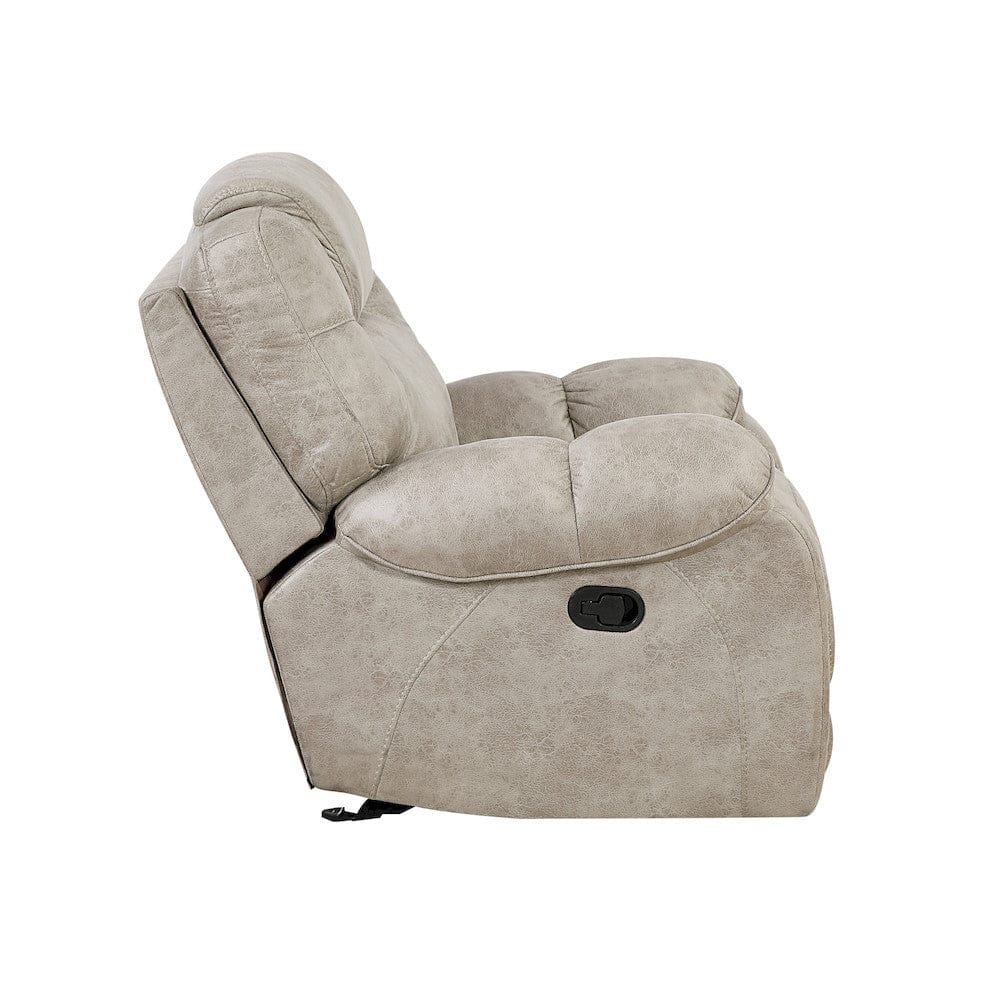 Homelegance  - Gainesville Glider Reclining Chair in Pewter - 8560PT-1  view 5