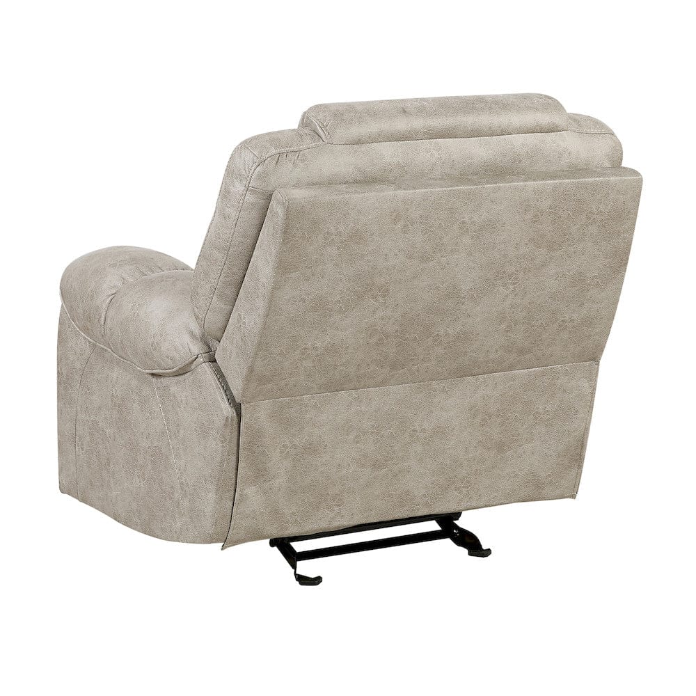 Homelegance  - Gainesville Glider Reclining Chair in Pewter - 8560PT-1  view 6