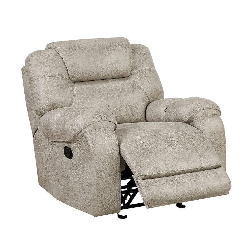 Homelegance  - Gainesville Glider Reclining Chair in Pewter - 8560PT-1  view 8