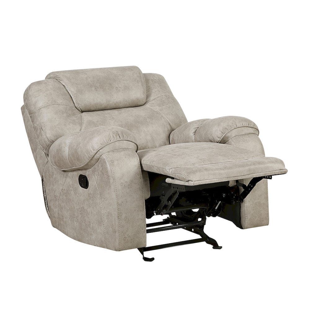 Homelegance  - Gainesville Glider Reclining Chair in Pewter - 8560PT-1  view 9