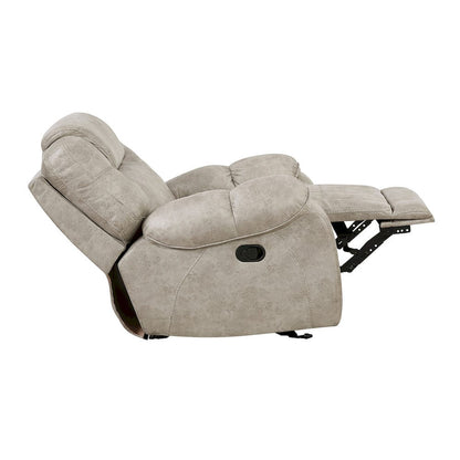 Homelegance  - Gainesville Glider Reclining Chair in Pewter - 8560PT-1  view 11