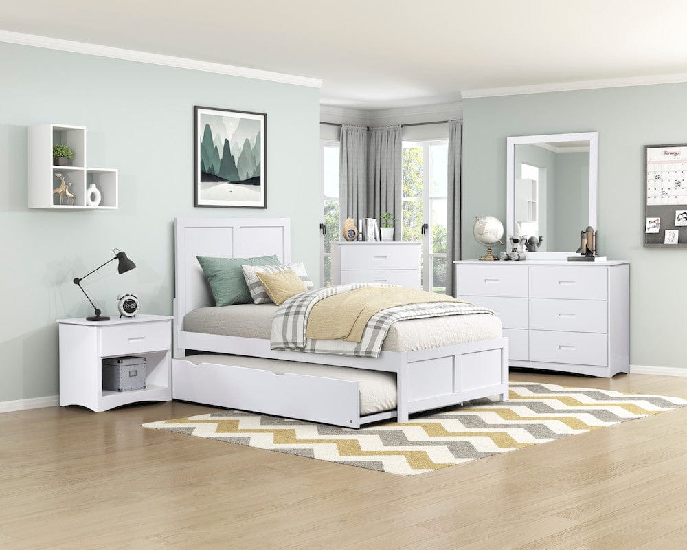 Homelegance  - Galen 1-Drawer Night Stand - B2053W-4D1  view 9