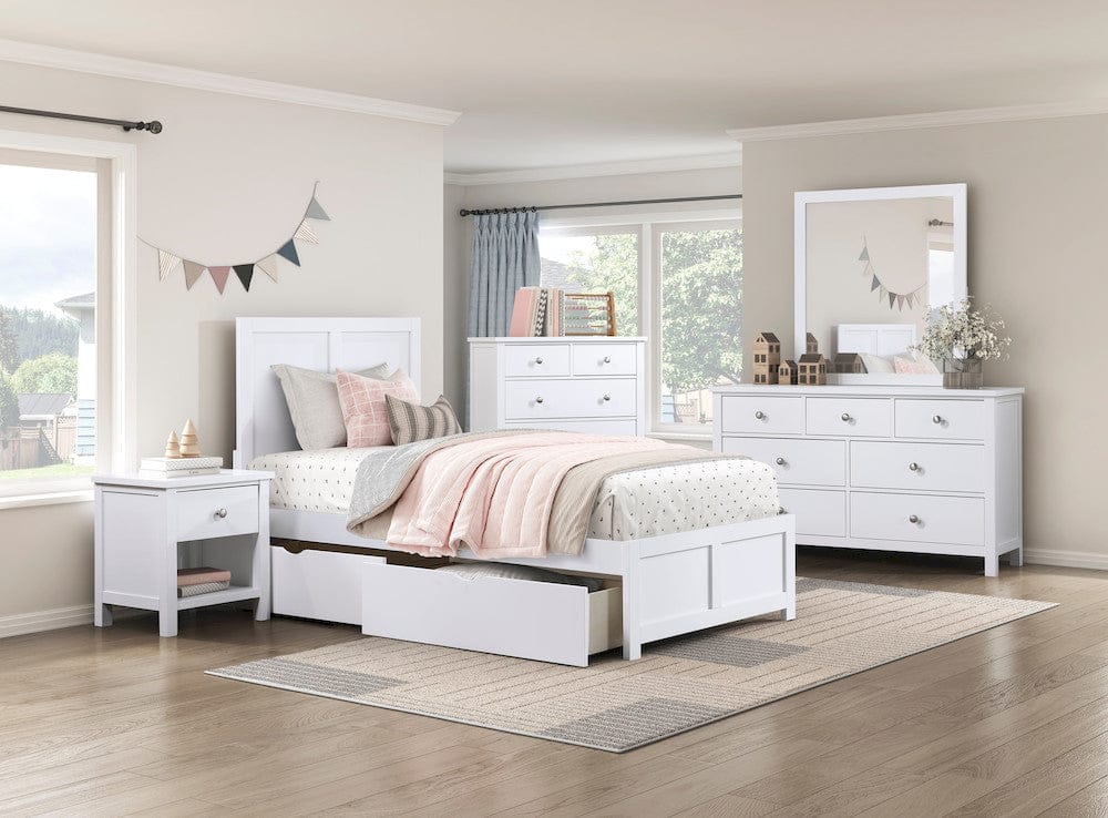 Homelegance  - Galen 1-Drawer Night Stand - B2053W-4D1  view 10