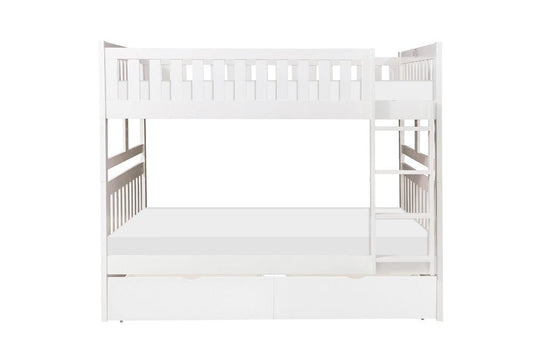 Homelegance  - Galen Full/Full Bunk Bed W/ Storage Boxes - B2053FFW-1xT  view 2