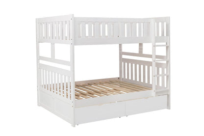 Homelegance  - Galen Full/Full Bunk Bed W/ Storage Boxes - B2053FFW-1xT  view 3