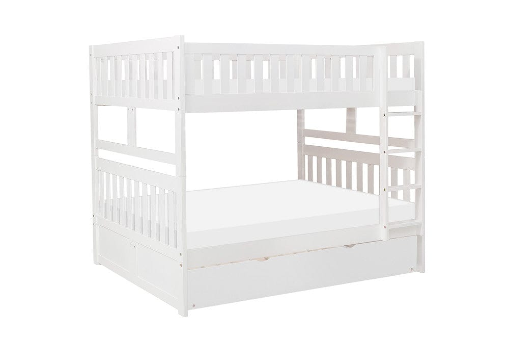 Homelegance  - Galen Full/Full Bunk Bed W/ Twin Trundle - B2053FFW-1xR  view 1