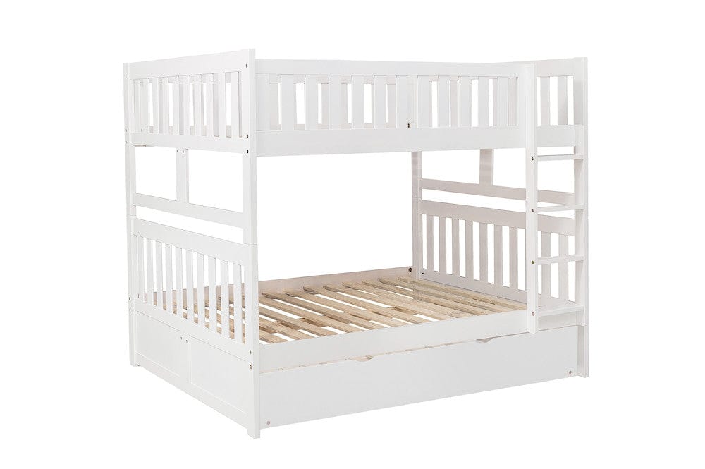 Homelegance  - Galen Full/Full Bunk Bed W/ Twin Trundle - B2053FFW-1xR  view 4