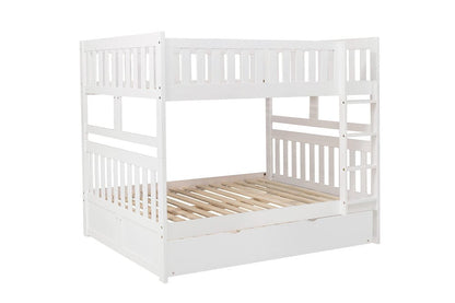 Homelegance  - Galen Full/Full Bunk Bed W/ Twin Trundle - B2053FFW-1xR  view 4