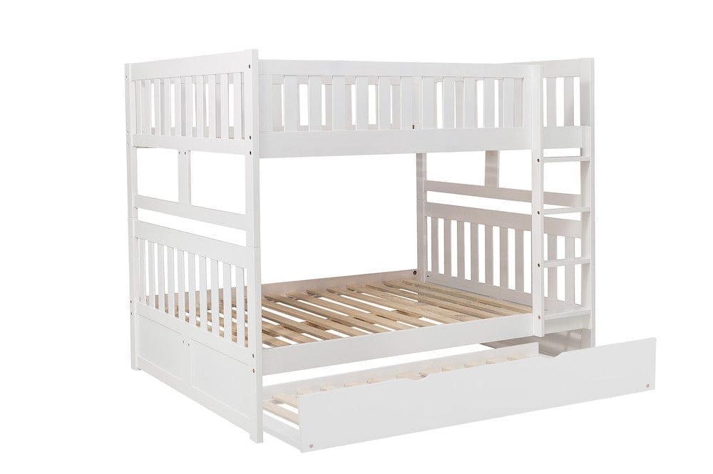 Homelegance  - Galen Full/Full Bunk Bed W/ Twin Trundle - B2053FFW-1xR  view 5