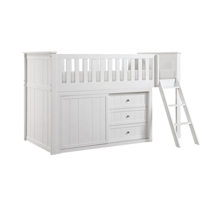 Homelegance  - Galen Low Loft Bunk W/ Bookcase and 2 Dressers - B2053LLW-1xBC2DR  view 6