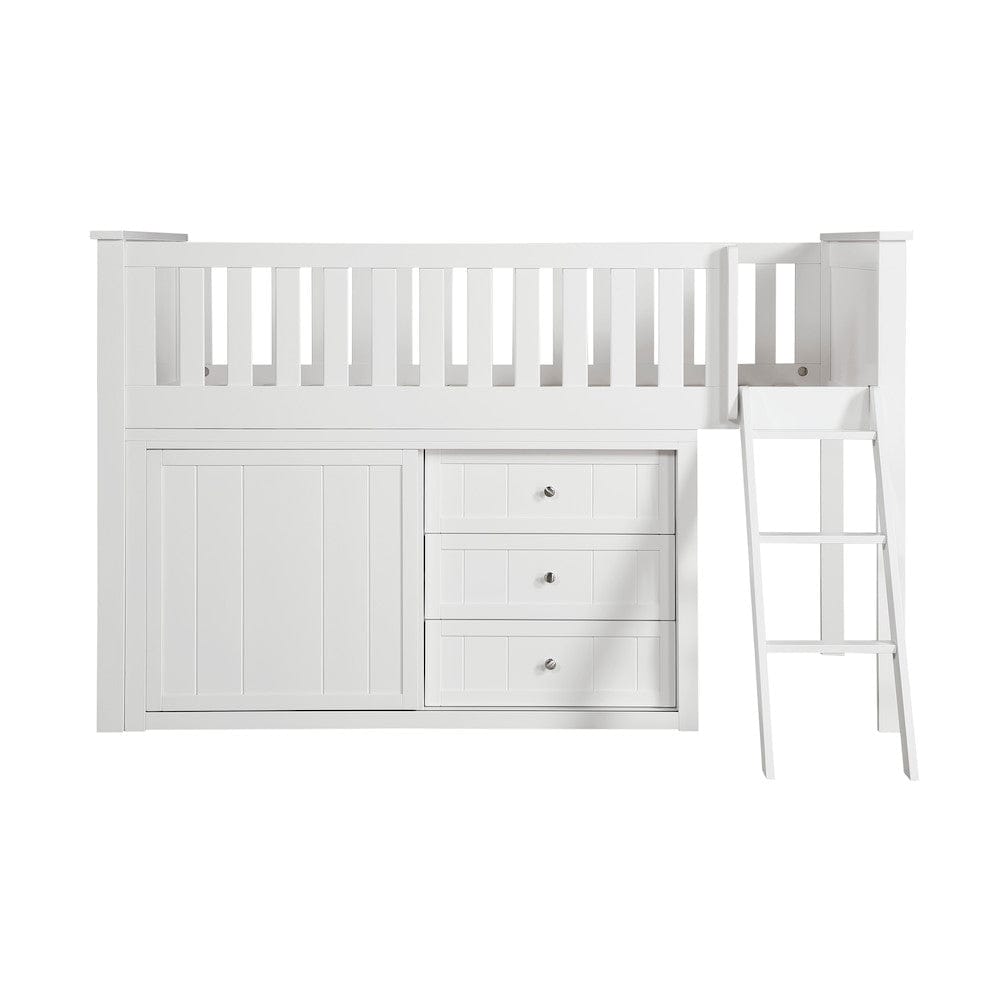 Homelegance  - Galen Low Loft Bunk W/ Bookcase and 2 Dressers - B2053LLW-1xBC2DR  view 8