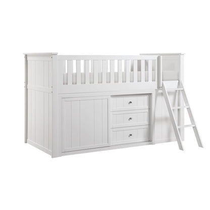 Homelegance  - Galen Low Loft Bunk W/ Bookcase and Dresser - B2053LLW-1xBCDR  view 1