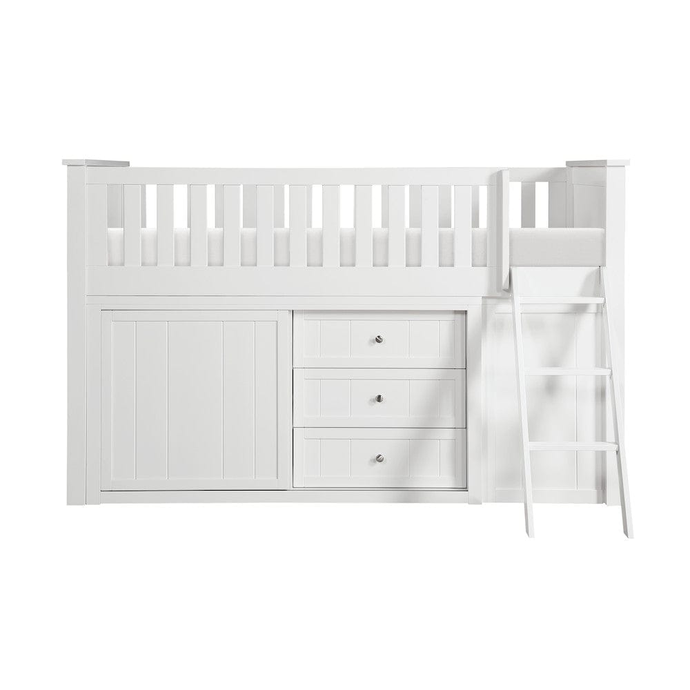 Homelegance  - Galen Low Loft Bunk W/ Bookcase and Dresser - B2053LLW-1xBCDR  view 6