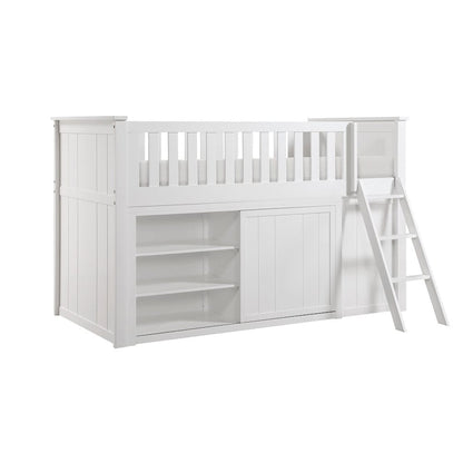 Homelegance  - Galen Low Loft Bunk W/ Bookcase and Dresser - B2053LLW-1xBCDR  view 8