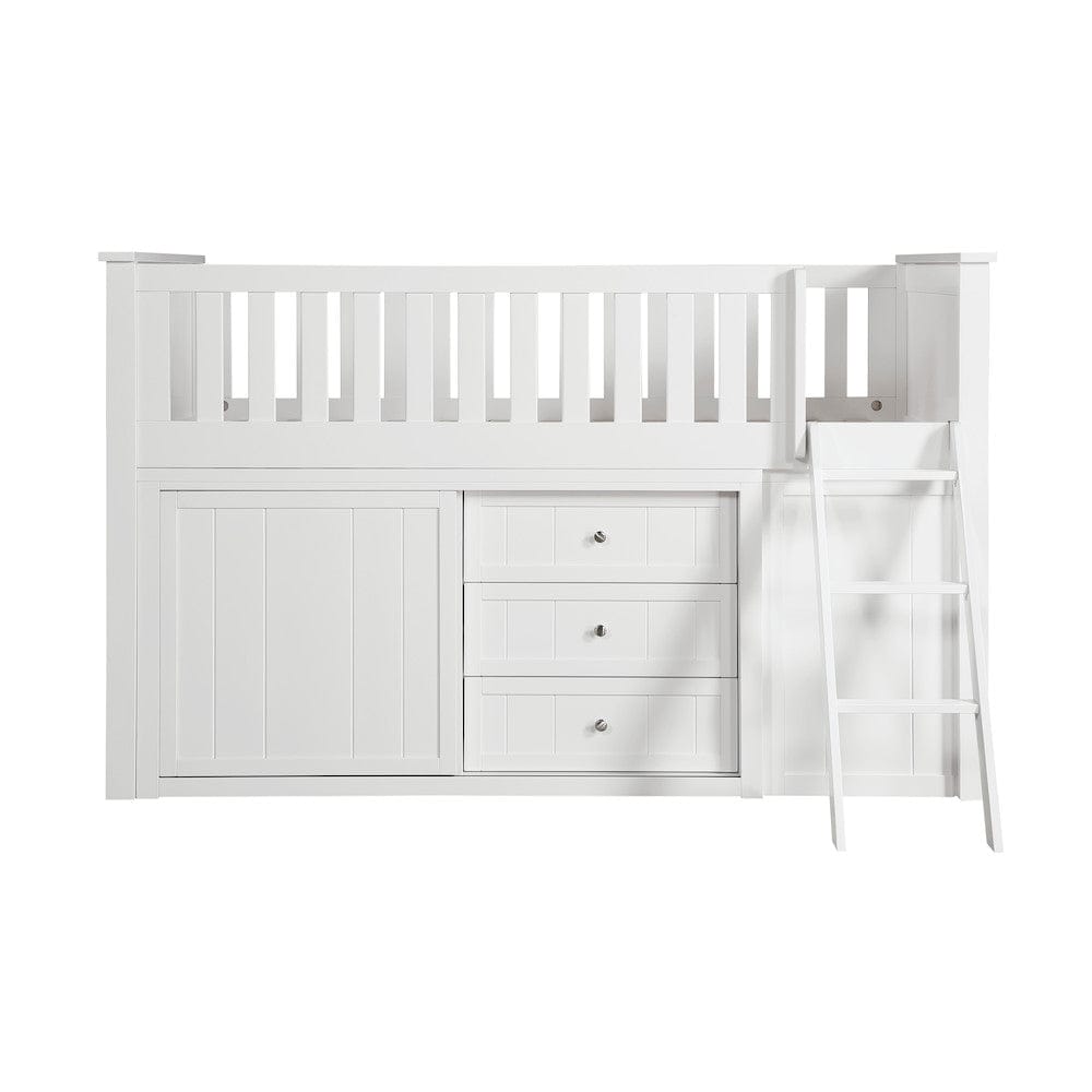Homelegance  - Galen Low Loft Bunk W/ Bookcase and Dresser - B2053LLW-1xBCDR  view 12