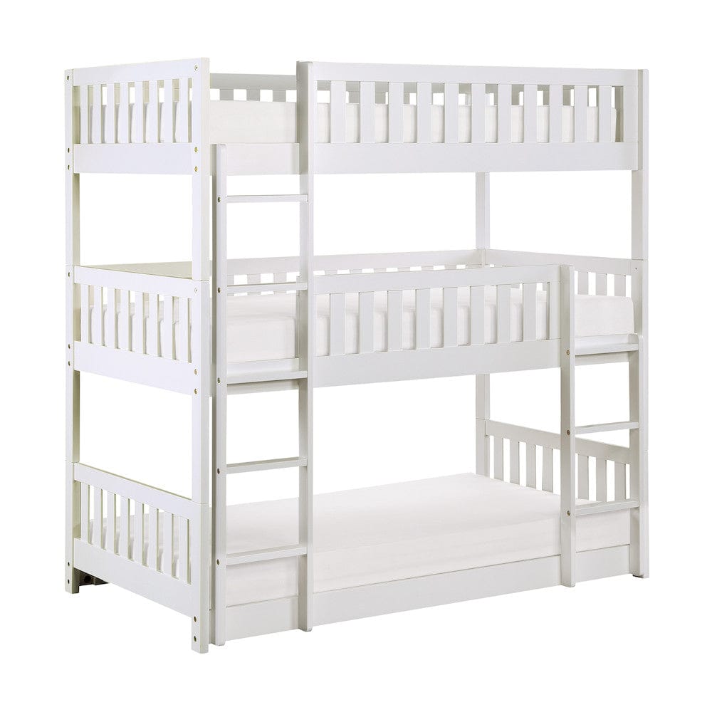 Homelegance  - Galen Triple Bunk Bed - B2053TTTW-1x  view 1